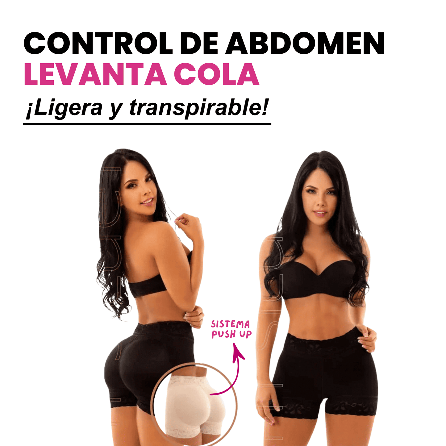 Faja Fénix CurveUp™ | Short Cachetero Levanta Cola